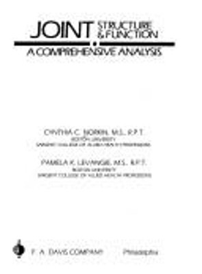 Joint Structure and Function : A Comprehensive Analysis Hardcover