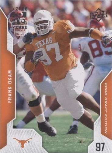 2008 Upper Deck Draft Edition Frank Okam #38