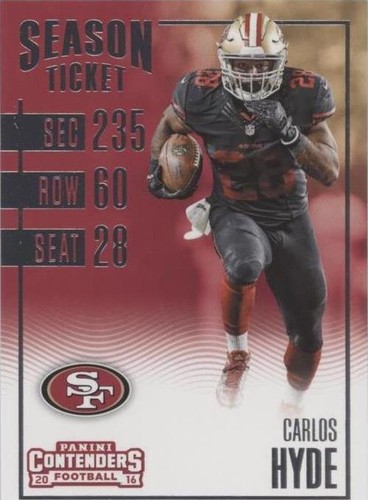 2016 Panini Contenders Carlos Hyde #20