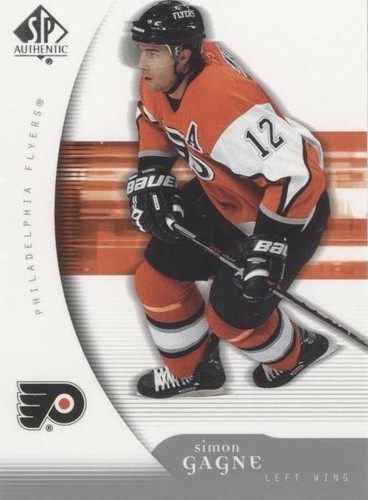 2005-06 SP Authentic - Simon Gagne #75