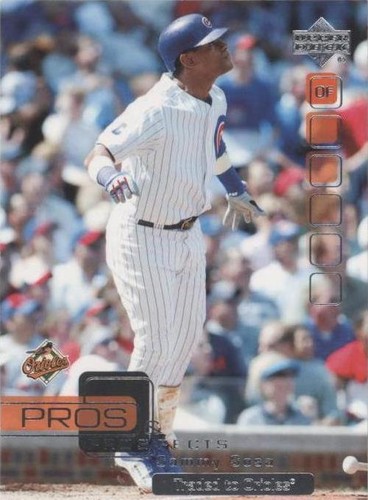 UPPER DECK サミー　ソーサ　ルイス　ゴンザレス　DUAL BAT Sammy Sosa/Luis Gonzalez 2001 Upper Deck Pros & Prospects Dual Bat