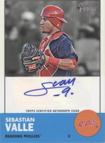 2012 Topps Heritage Minor League Edition - Sebastian Valle #ROA-SV