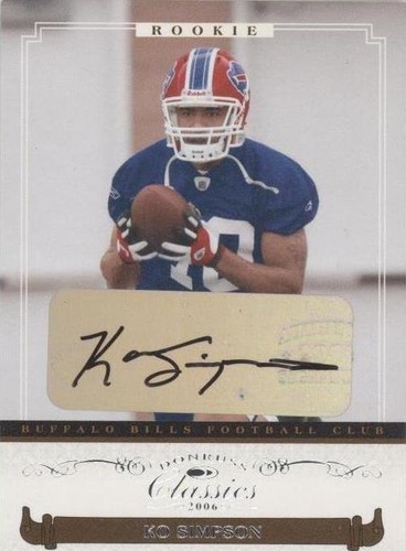 2006 Donruss Classics Ko Simpson #201