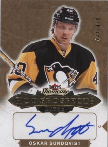 2016-17 Upper Deck Fleer Showcase - Oskar Sundqvist #150