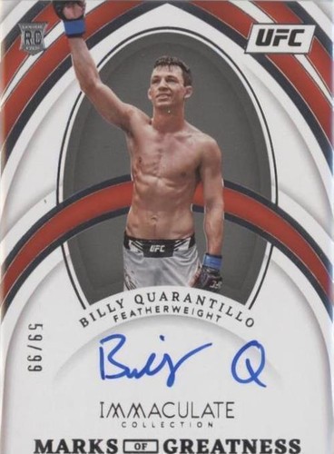 2022 Panini Immaculate Collection UFC - Billy Quarantillo #MG-BQT