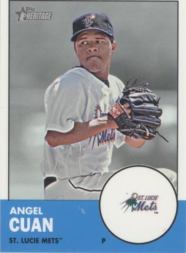 2012 Topps Heritage Minor League Edition - Angel Cuan #125