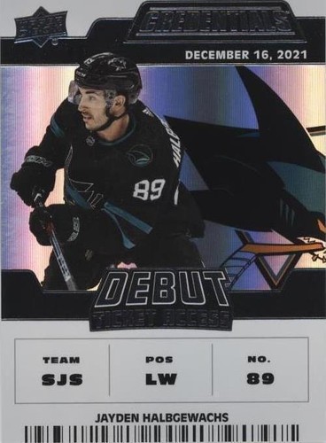 2022-23 Upper Deck Credentials - Jayden Halbgewachs #153