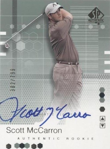 2002 SP Authentic - Scott Mccarron #111