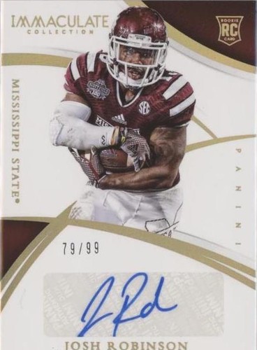 2015 Panini Immaculate Collection Collegiate Josh Robinson #254