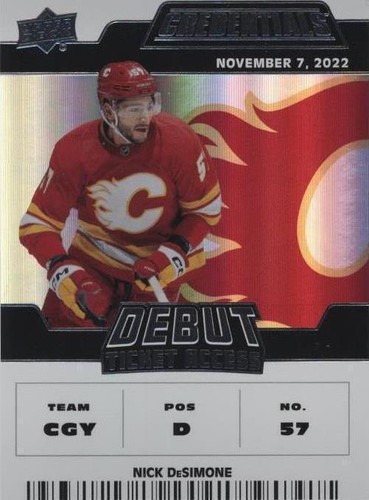 2022-23 Upper Deck Credentials - Nick Desimone #144