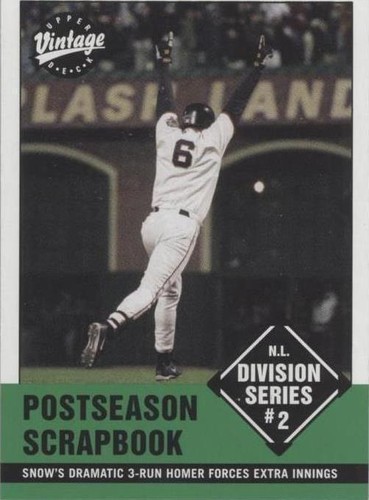 2001 Upper Deck Vintage - J.T. Snow #376