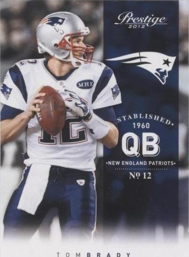 2012 Playoff Prestige Tom Brady #107
