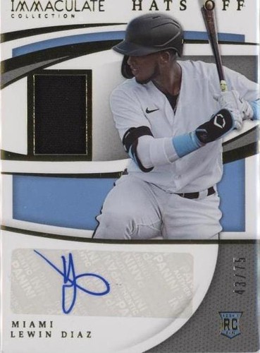 2021 Panini Immaculate Collection - Lewin Diaz #HO-LD