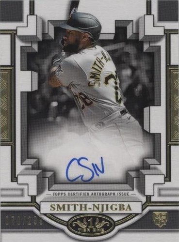 2023 Topps Tier One - Canaan Smith-Njigba #BOA-CS1