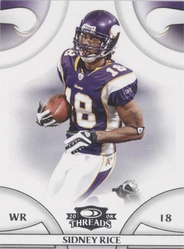 2008 Donruss Threads Sidney Rice #74