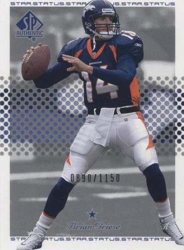 2002 SP Authentic Brian Griese #150