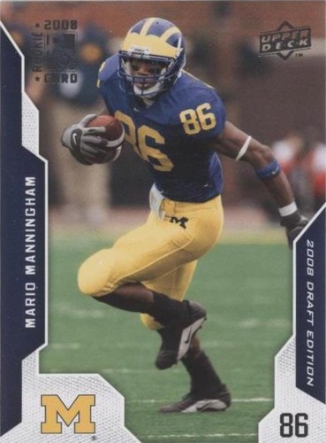 2008 Upper Deck Draft Edition Mario Manningham #69