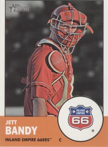 2012 Topps Heritage Minor League Edition - Jett Bandy #89