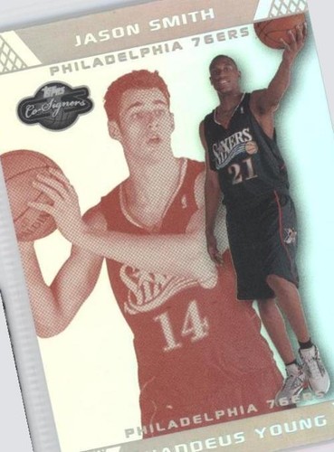 2007-08 Topps Co-Signers - Jason Smith/Thaddeus Young #78
