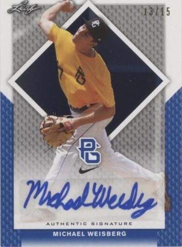 2016 Leaf Perfect Game National Showcase - Michael Weisberg #BA-249