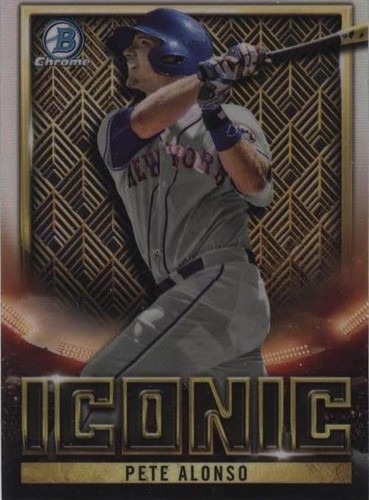 2016 PETE ALONSO BOWMAN CHROME DRAFT BLUE REFRACTOR 110/150 NY