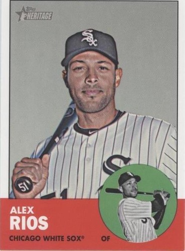 2012 Topps Heritage High Numbers - Alex Rios #H625