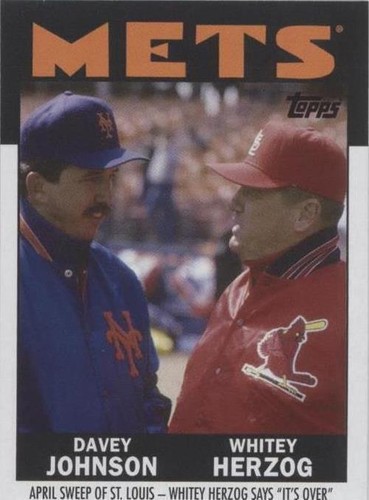 2021 Topps ESPN 30 for 30 Once Upon a Time in Queens - Davey Johnson Whitey Herzog #14