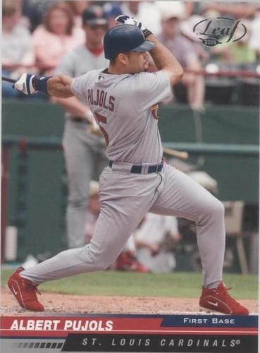 2005 Leaf - Albert Pujols #179