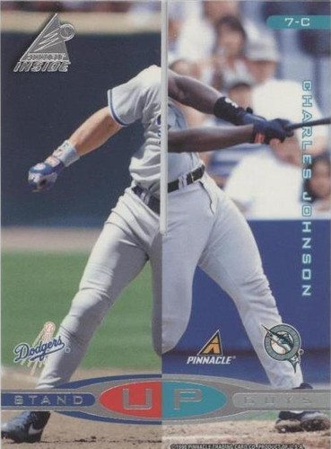 1998 Pinnacle Inside - Charles Johnson Ivan Rodriguez Javy Lopez #7-C