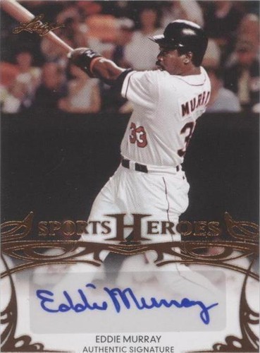 2013 Leaf Sports Heroes - Eddie Murray #BA-EM1