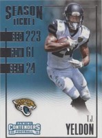 2016 Panini Contenders T. J. Yeldon #96