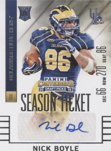 2015 Panini Contenders Draft Picks Nick Boyle #228