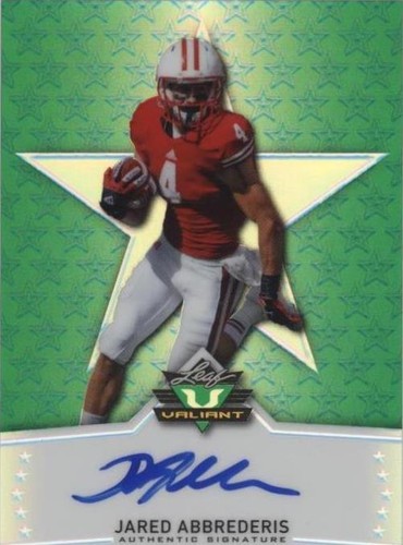 2014 Leaf Valiant Jared Abbrederis #BA-JA2