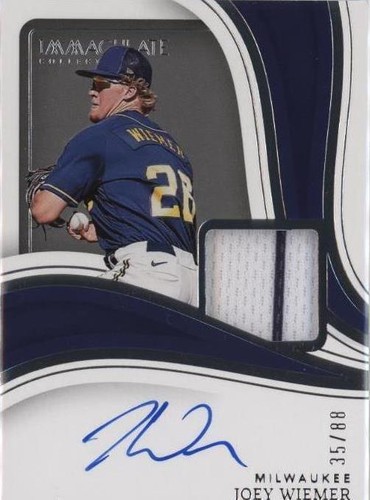 2023 Panini Immaculate Collection - Joey Wiemer #IMA-JW