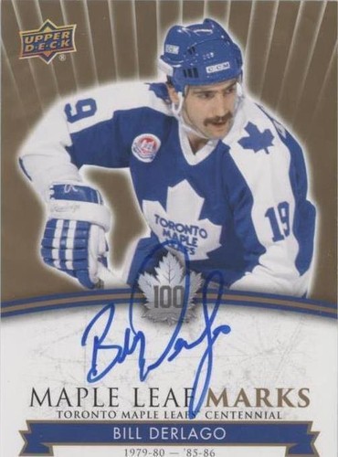 2017 Upper Deck Toronto Maple Leafs Centennial - Bill Derlago #MLM-BD