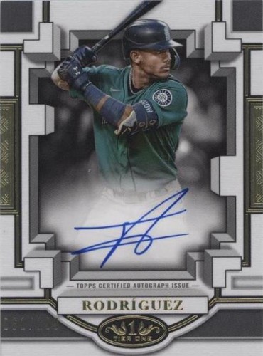 2023 Topps Tier One - Julio Rodriguez #BOA-JRO