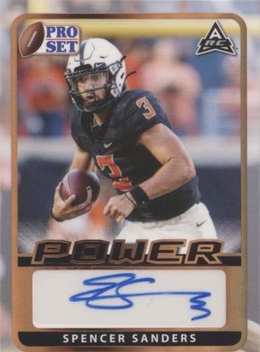 2021 Leaf Pro Set Power Spencer Sanders #BA-SS1
