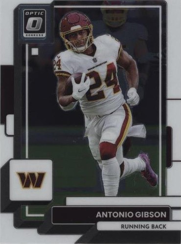 NFLカード Antonio Gibson サインカード2枚セット Antonio Gibson 2020 National Treasures #185 Rookie Patch