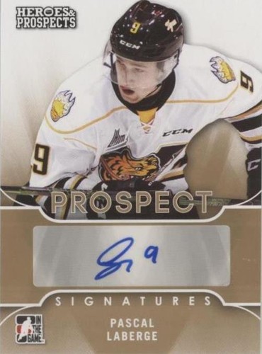 2015-16 Leaf In the Game Heroes & Prospects - Pascal Laberge #PS-PL1