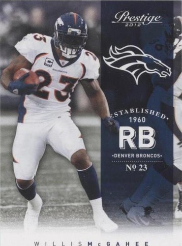 2012 Playoff Prestige Willis McGahee #57
