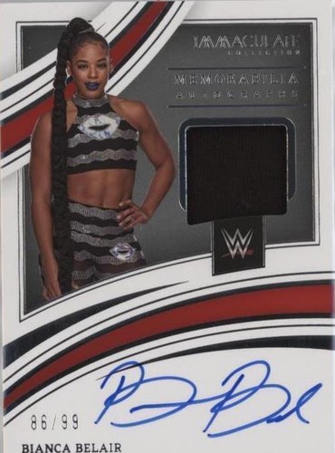 2022 Panini Immaculate Collection WWE - Bianca Belair #MA-BBL