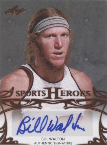 2013 Leaf Sports Heroes - Bill Walton #BA-BW1