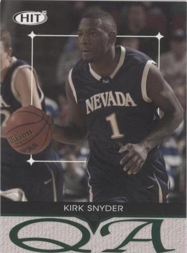 2004 SAGE Hit - Kirk Snyder #Q16