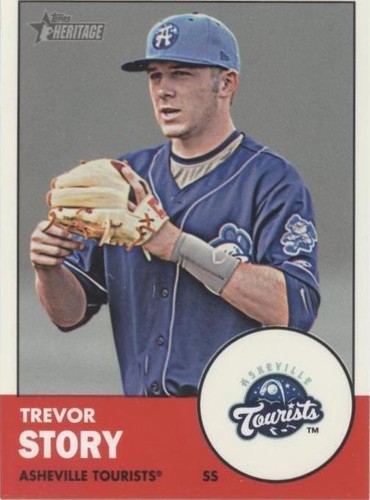 2012 Topps Heritage Minor League Edition - Trevor Story #46