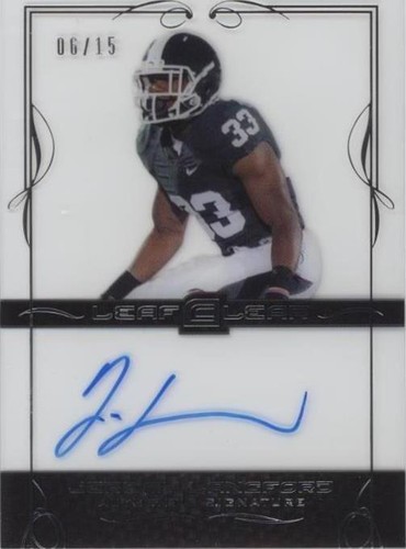 2015 Leaf Clear Jeremy Langford #BA-JL1