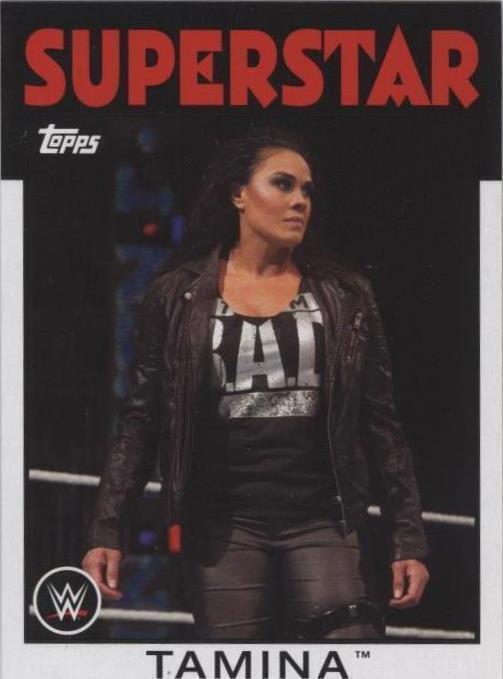 2016 Topps Heritage WWE - Tamina Snuka #55