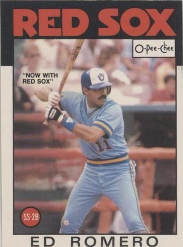 1986 O-Pee-Chee - Ed Romero #317