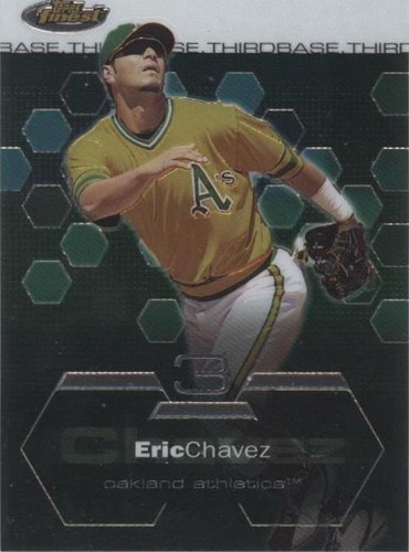 2003 Topps Finest - Eric Chavez #69