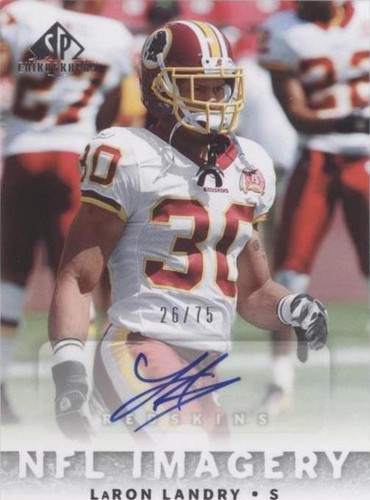 2007 SP Chirography LaRon Landry #NFLI-LL
