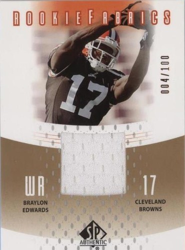 2005 SP Authentic Braylon Edwards #RF-BE